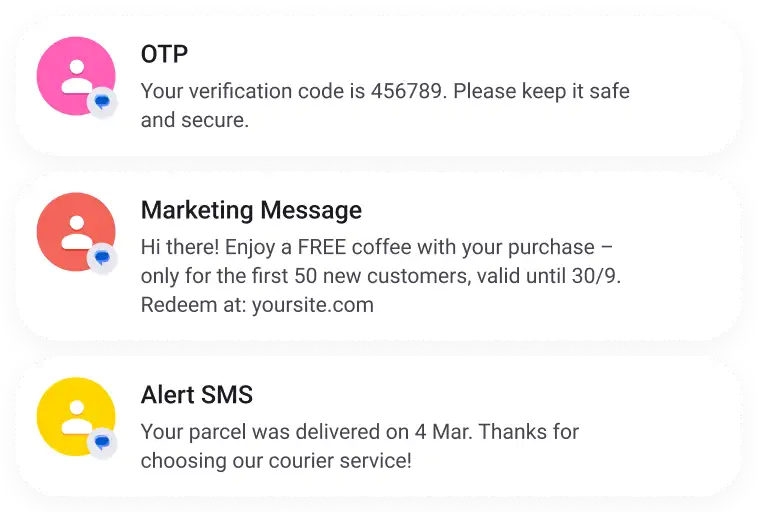 Spain SMS API samples: OTP codes, bulk messaging, and SMS marketing with MoceanAPI